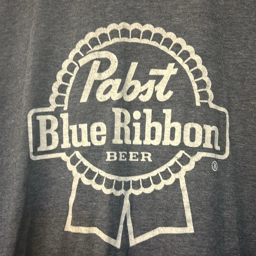 Pabst Blue Ribbon deconstructed tank top size large